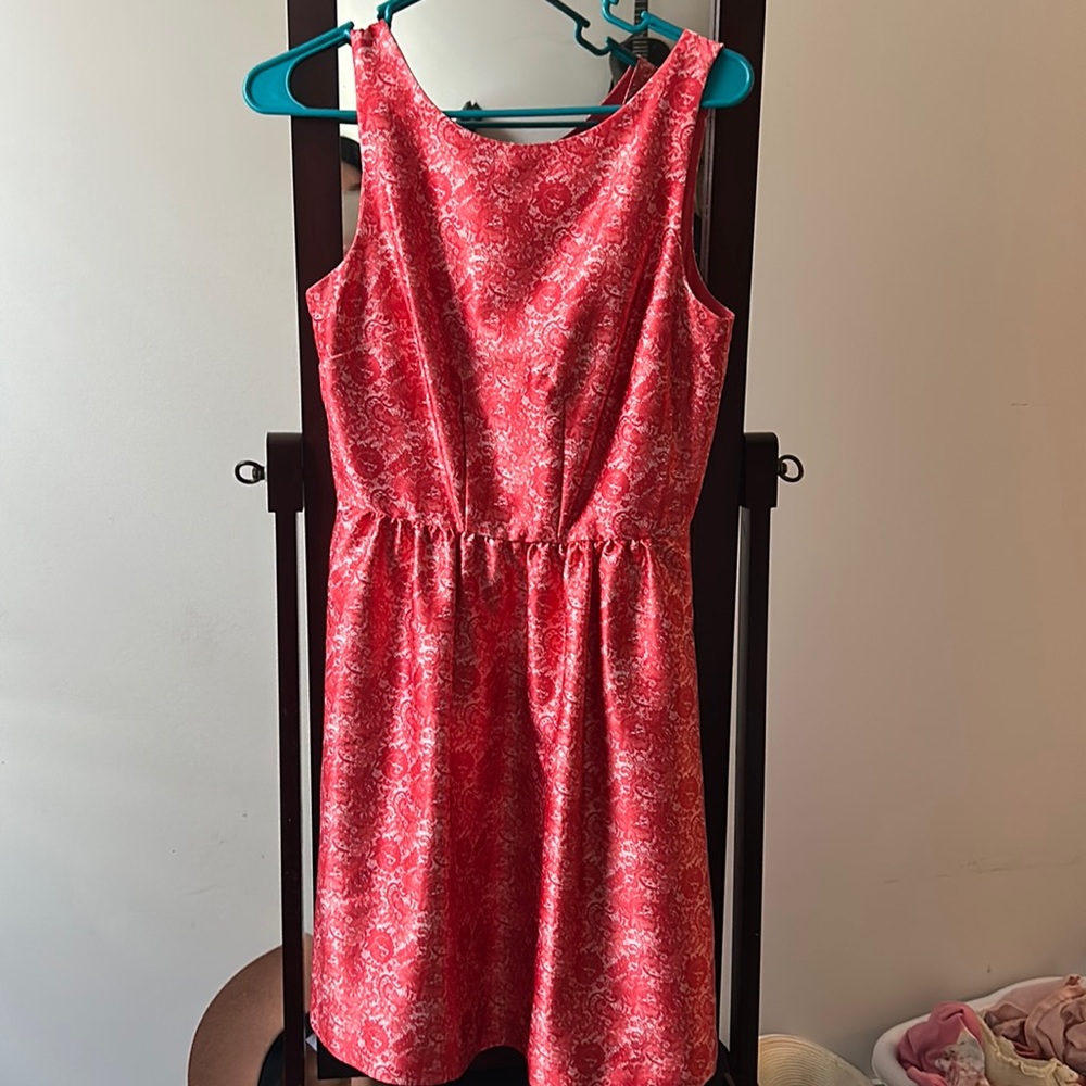Red orange limited dress